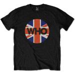 The Who: Unisex T-Shirt/Union Jack Circle (Large)