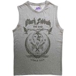 Black Sabbath: Unisex Tank T-Shirt/The End Mushroom Cloud (Grey) (Medium)