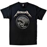 Metallica: Unisex T-Shirt/Black Album Poster (Medium)