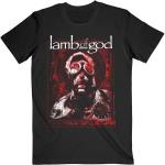 Lamb Of God: Unisex T-Shirt/Gas Masks Waves (Large)