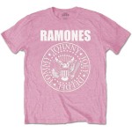 Ramones: Kids T-Shirt/Presidential Seal (Pink) (13-14 Years)