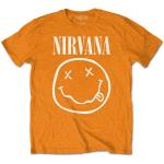 Nirvana: Kids T-Shirt/White Happy Face (13-14 Years)