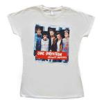 One Direction: Ladies T-Shirt/Midnight Memories Strips (Medium)