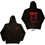 Sum 41: Unisex Zipped Hoodie/Order In Decline Tour 2020 (Back Print Ex-Tour) (X-Large)