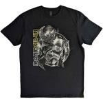 Iron Maiden: Unisex T-Shirt/The Future Past Tour `23 Greyscale (Large)