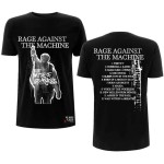 Rage Against The Machine: Unisex T-Shirt/BOLA Album Cover (Black) (Back Print) (Small)