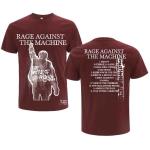 Rage Against The Machine: Unisex T-Shirt/BOLA Album Cover (Back Print) (X-Large)