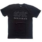 AC/DC: Unisex T-Shirt/Back In Black (Medium)