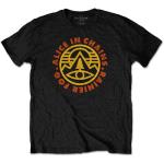 Alice In Chains: Unisex T-Shirt/Pine Emblem (Medium)