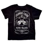 Johnny Cash: Kids Toddler T-Shirt/Man In Black (3 Years)