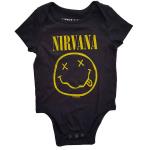 Nirvana: Kids Baby Grow/Yellow Smiley (6-9 Months)