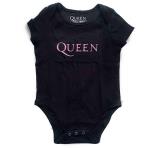 Queen: Kids Baby Grow/Pink Logo (3-6 Months)