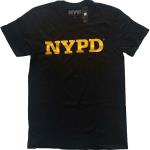 New York City: Unisex T-Shirt/NYPD Text Logo (Small)