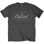 Capitol Records: Unisex T-Shirt/Logo (Charcoal Grey) (Medium)