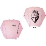 Machine Gun Kelly: Unisex Sweatshirt/Pink Face (Back & Sleeve Print) (Medium)