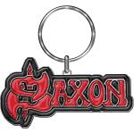 Saxon: Keychain/Logo (Enamel In-Fill)