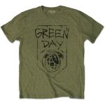 Green Day: Unisex T-Shirt/Organic Grenade (Small)