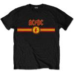 AC/DC: Unisex T-Shirt/Logo & Stripe (X-Large)