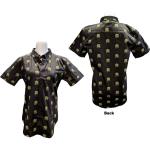 Queen: Unisex Casual Shirt/Crest Pattern (All Over Print) (Medium)