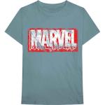 Marvel Comics: Unisex T-Shirt/Distressed Dripping Logo (Medium)