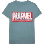 Marvel Comics: Unisex T-Shirt/Distressed Dripping Logo (Large)