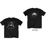 Alice In Chains: Unisex T-Shirt/Fog Mountain (Black) (Back Print) (Large)