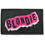 Blondie: Standard Woven Patch/Punk Logo