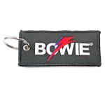 David Bowie: Keychain/Flash Logo (Double Sided Patch)