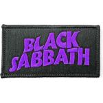 Black Sabbath: Standard Woven Patch/Wavy Logo