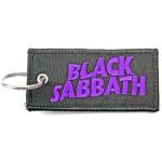 Black Sabbath: Keychain/Wavy Logo (Double Sided Patch)