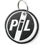 PIL (Public Image Ltd): Keychain/Circle Logo (Double Sided Patch)