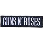 Guns N Roses: Guns N` Roses Standard Woven Patch/Text Logo