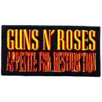 Guns N Roses: Guns N` Roses Standard Woven Patch/Appetite for Destruction