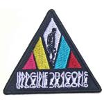 Imagine Dragons: Standard Woven Patch/Blurred Triangle Logo