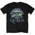 Queen: Unisex T-Shirt/Metal Crest (Large)