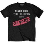 The Sex Pistols: Unisex T-Shirt/Never Mind The Bollocks (Small)