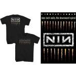 Nine Inch Nails: Unisex T-Shirt/Downward Spiral (Back Print) (Large)