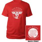 Van Halen: Unisex T-Shirt/1979 Tour (Back Print) (Medium)