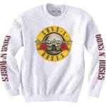 Guns N Roses: Guns N` Roses Unisex Sweatshirt/Classic Text & Logos (Sleeve Print) (XX-Large)