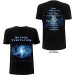 Within Temptation: Unisex T-Shirt/Silent Force Tracks (Back Print) (Large)