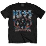 KISS: Unisex T-Shirt/Alive In `77 (Medium)