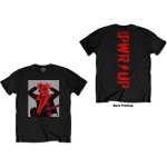 AC/DC: Unisex T-Shirt/Angus Finger Horns (Black) (Back Print) (XX-Large)