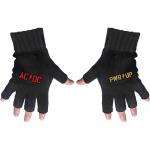 AC/DC: Unisex Fingerless Gloves/PWR-UP Logo
