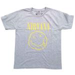 Nirvana: Kids T-Shirt/Yellow Happy Face (3-4 Years)