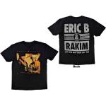 Eric B. & Rakim: Unisex T-Shirt/Let The Rhythm Begin (Back Print) (Small)