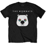 The Wombats: Unisex T-Shirt/Rainbow Eyes (Black) (Large)