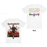 Iron Maiden: Unisex T-Shirt/Legacy of the Beast Live In Mexico City (Back Print) (Medium)