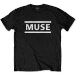 Muse: Unisex T-Shirt/White Logo (Large)