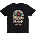 Mötley Crue: Unisex T-Shirt/Girls Girls Girls Tour `87 (Medium)