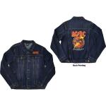 AC/DC: Unisex Denim Jacket/About To Rock (Back Print) (Small)